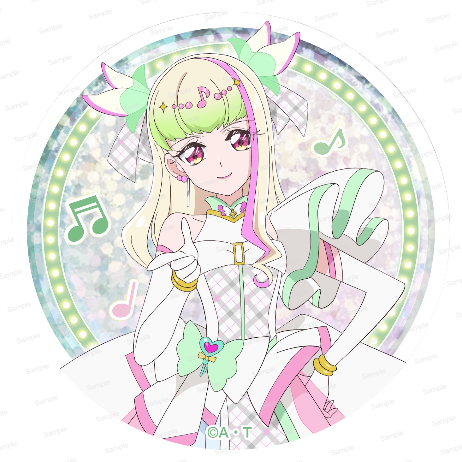 キミとアイドルプリキュア♪ ホログラム缶バッジ第2弾 キュアズキューン