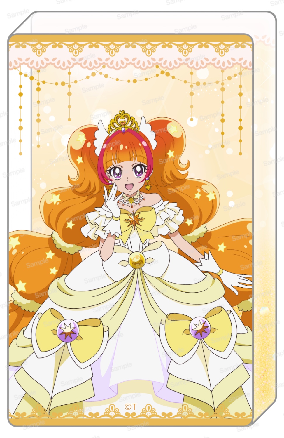 Go！プリンセスプリキュア　10周年メモリアルグリッターアクリルブロックVol.1　キュアトゥインクル