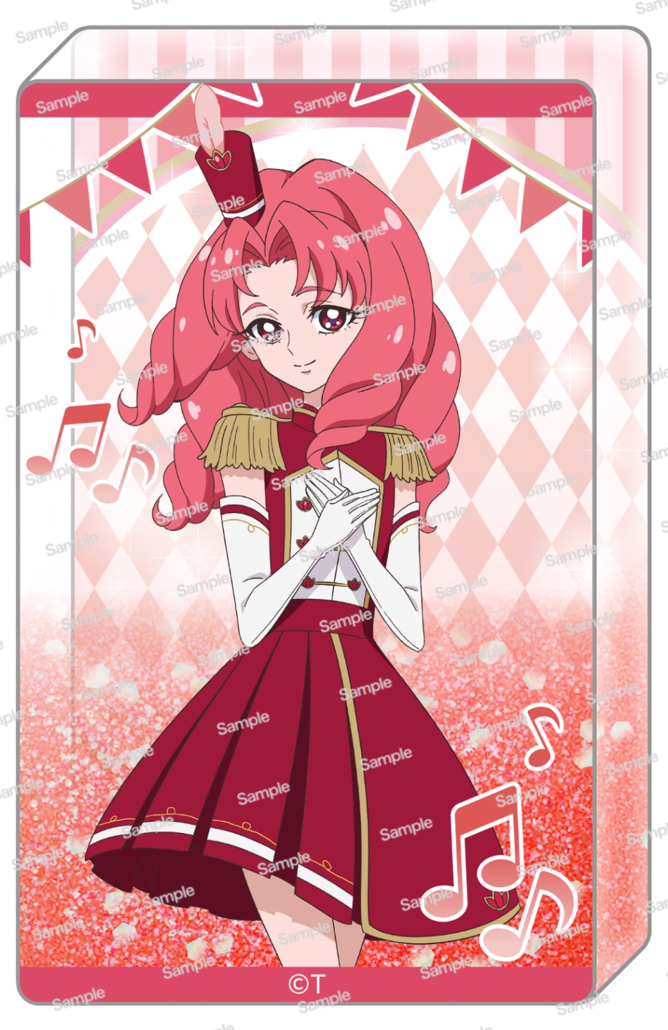 Go！プリンセスプリキュア　10周年メモリアルグリッターアクリルブロックVol.2　紅城トワ