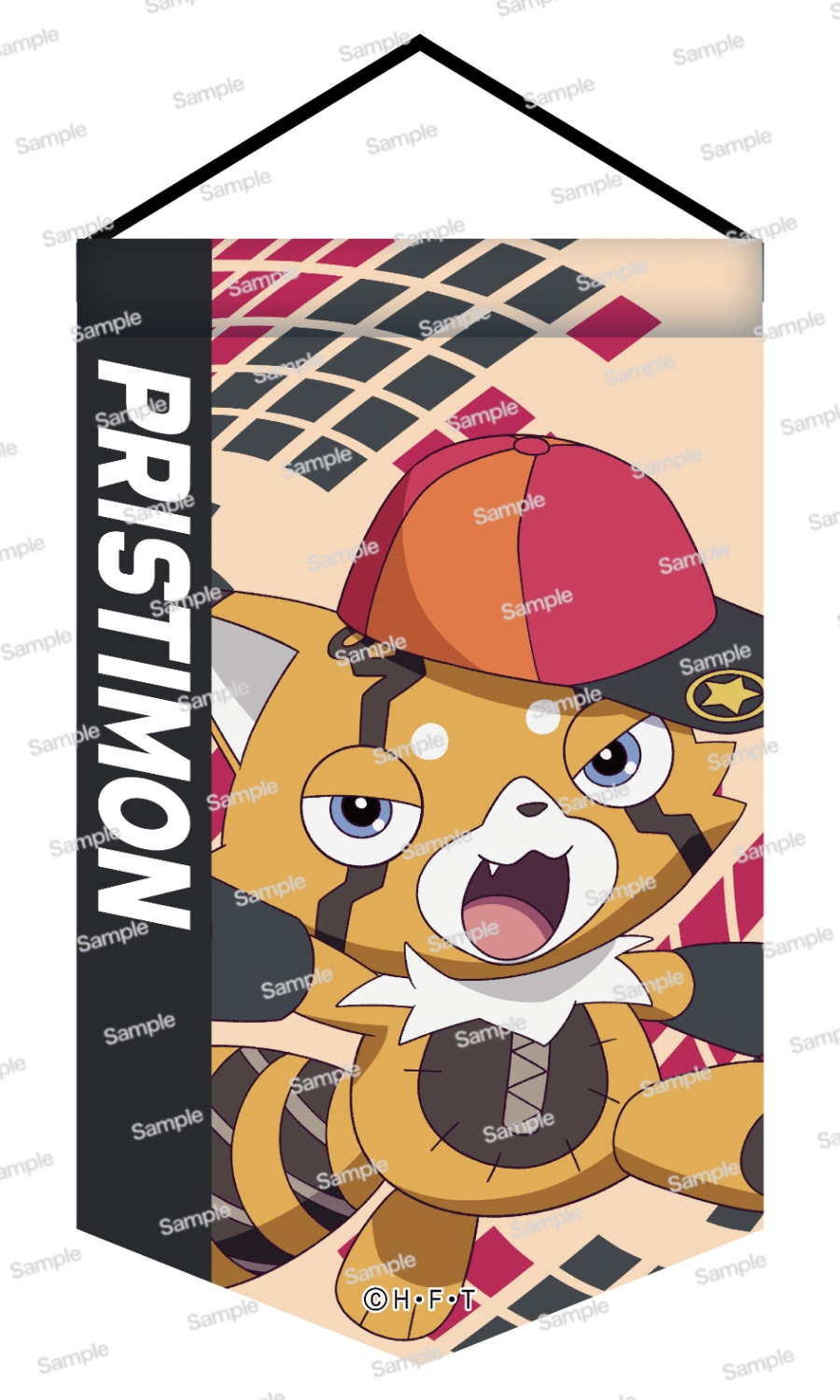 デジモンビートブレイク　フラッグ風ミニタペストリー 第2弾　プリスティモン