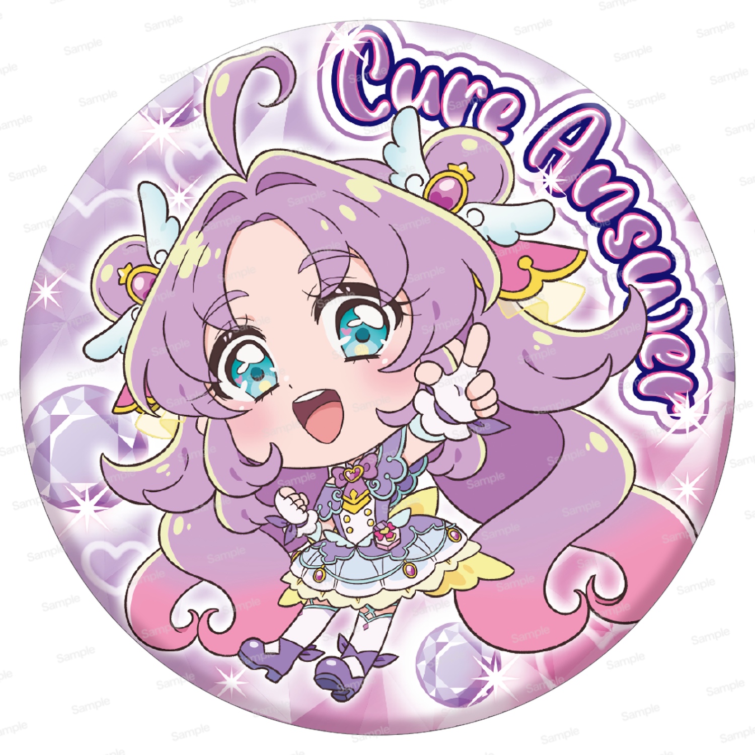 名探偵プリキュア！ プリポップ♪ドでか缶バッジ Vol.1　キュアアンサー