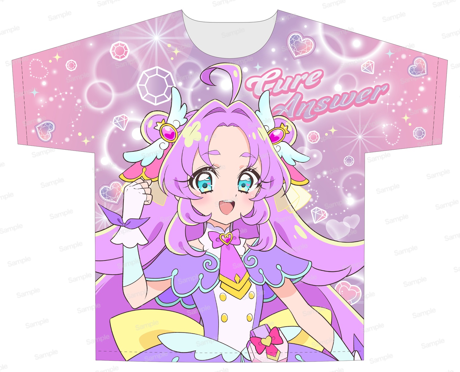 名探偵プリキュア！　フルグラフィックTシャツVol.1　キュアンサー/明智あんな　表