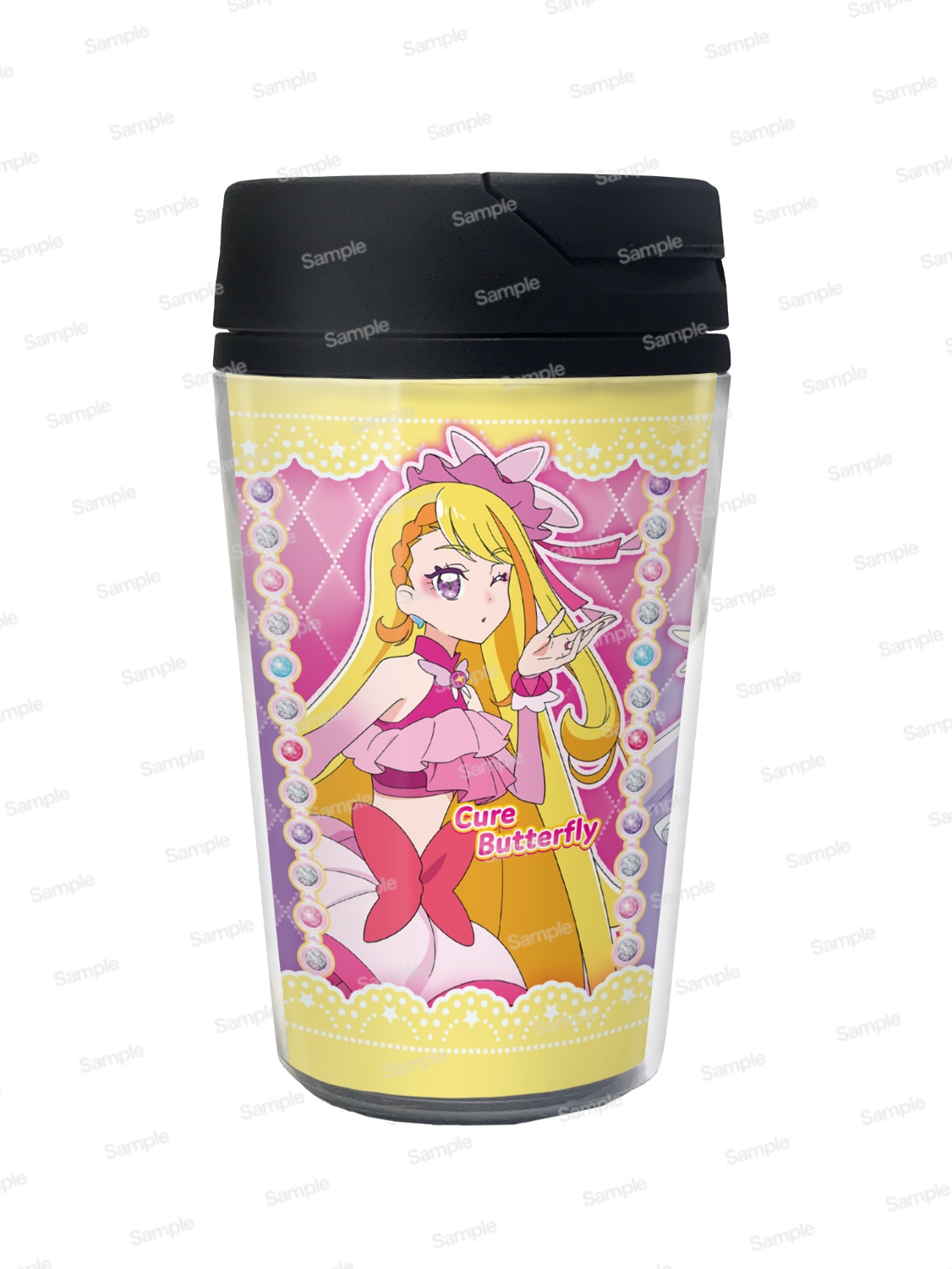 映画プリキュアオールスターズF 350mlタンブラー　バタフライチーム