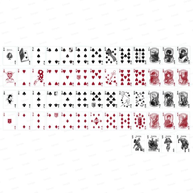 進撃の巨人　バイスクルトランプ