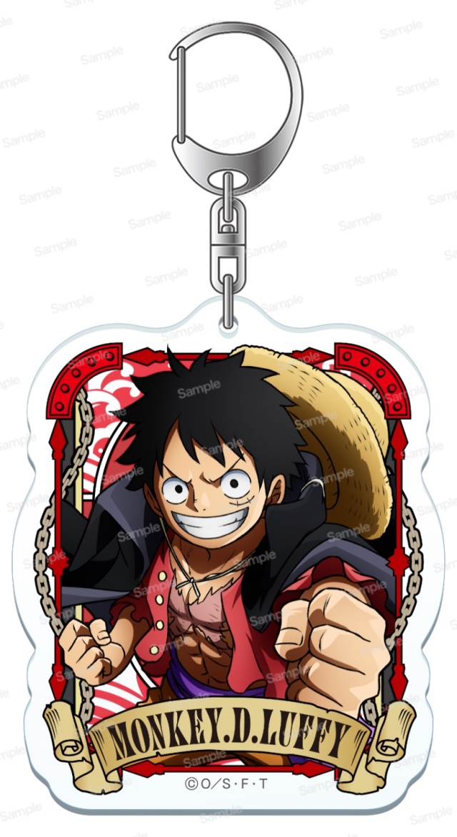ワンピース　アルティメットクルー　第7弾　アクリルキーホルダー　ルフィ