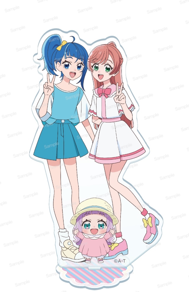 ひろがるスカイ！プリキュア　アクリルスタンド　ソラ&ましろ&エル　組み立て
