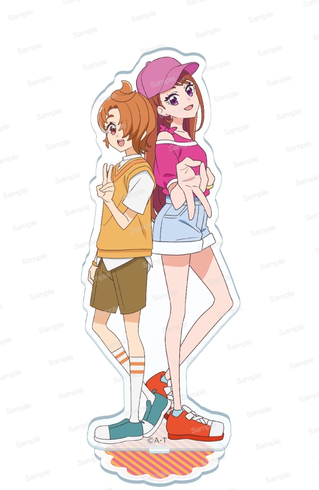 ひろがるスカイ！プリキュア　アクリルスタンド　ツバサ&あげは　組み立て