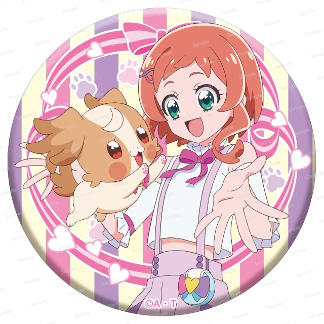 わんだふるぷりきゅあ！　ホログラム缶バッジ Vol.1　犬飼こむぎ&犬飼いろは