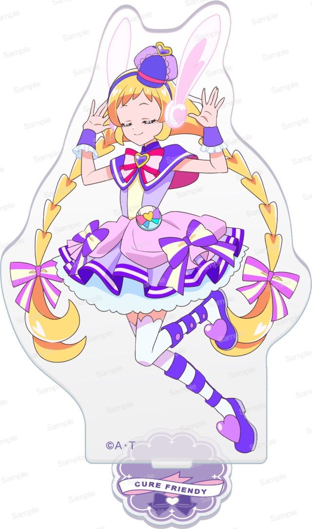 わんだふるぷりきゅあ！ ミニアクリルスタンド Vol.2　キュアフレンディキラリンフォーム（ウサギVer.）