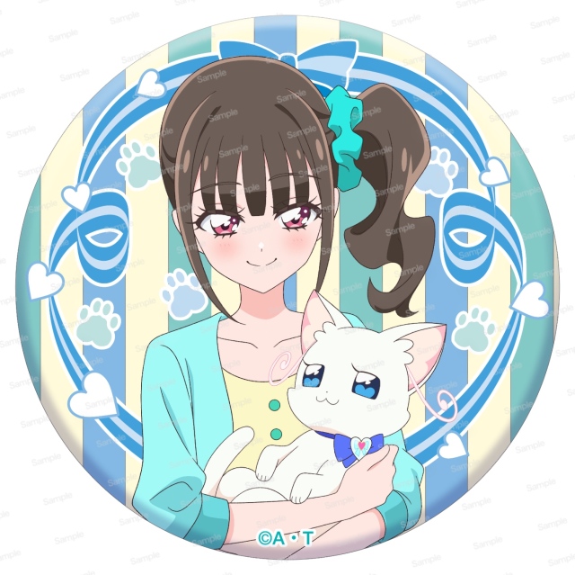 わんだふるぷりきゅあ！　ホログラム缶バッジ Vol.2　猫屋敷ユキ & 猫屋敷まゆ