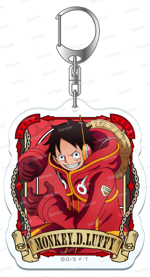 ワンピース アルティメットクルー第 9 弾 アクリルキーホルダー ルフィ　