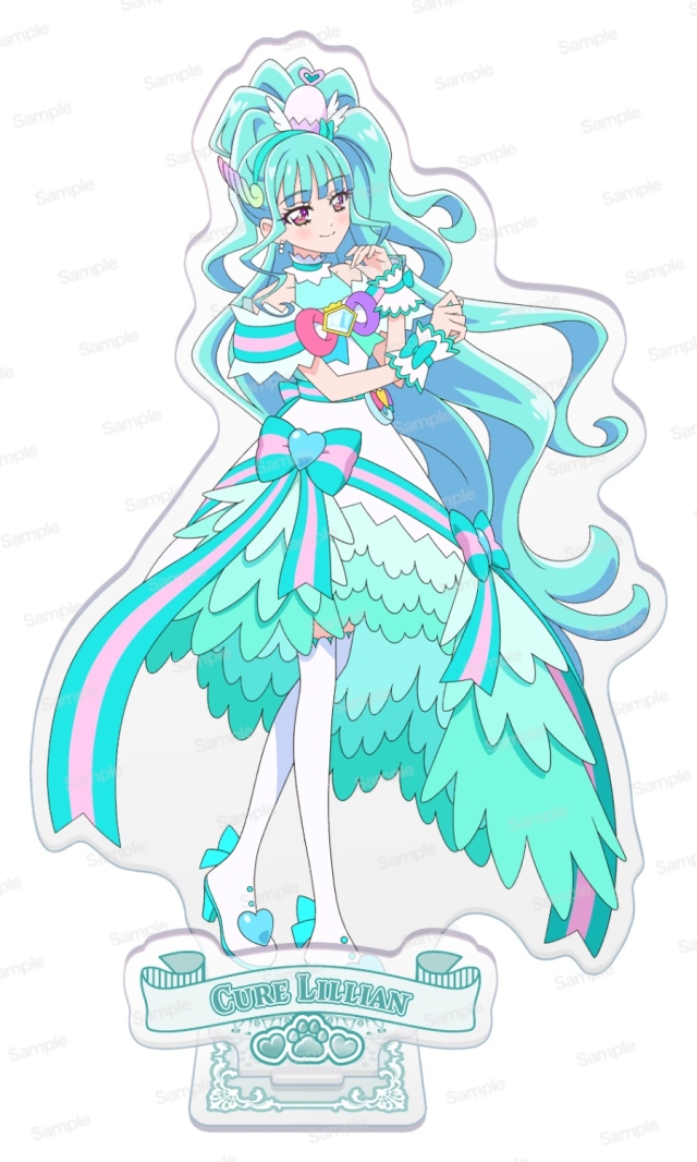 わんだふるぷりきゅあ！　アクリルスタンドVol.3　キュアリリアン ダイヤモンドリボンスタイル