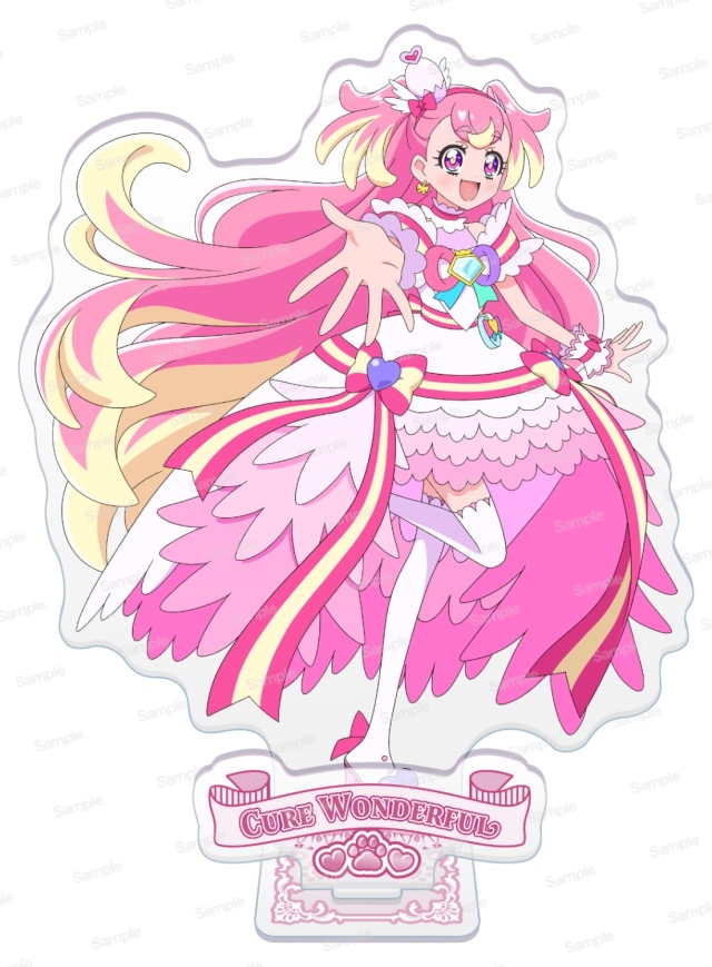 わんだふるぷりきゅあ！　アクリルスタンドVol.3　キュアワンダフル ダイヤモンドリボンスタイル