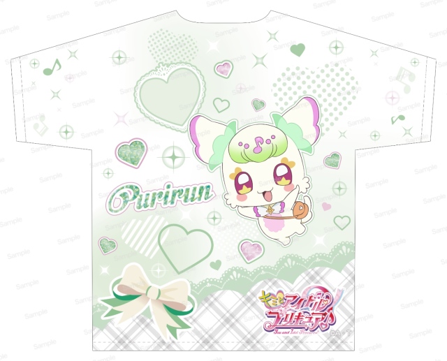 キミとアイドルプリキュア♪フルグラフィックTシャツVol.2 キュアズキューン/プリルン 裏