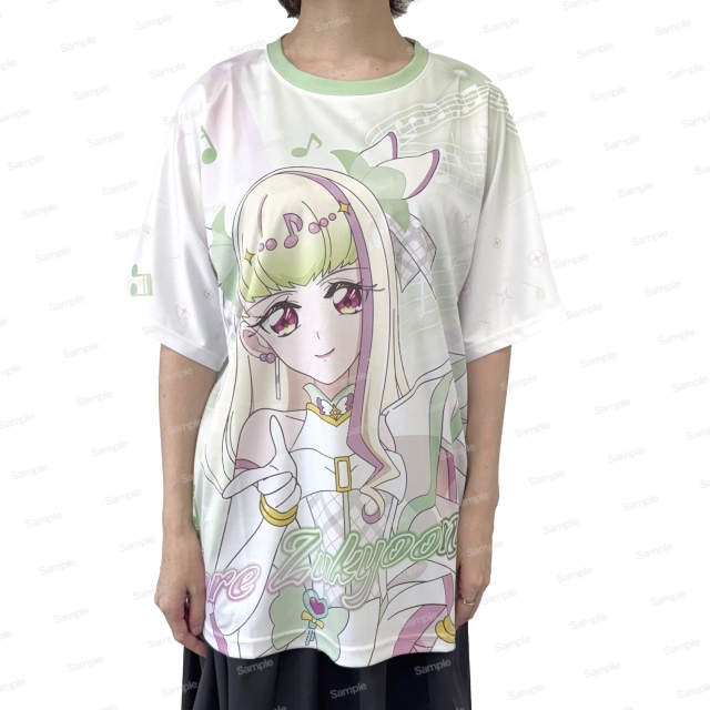 キミとアイドルプリキュア キュアキッス 推しカラーTシャツ キミプリ展 キミとアイドルプリキュア フルグラフィックTシャツvol 1