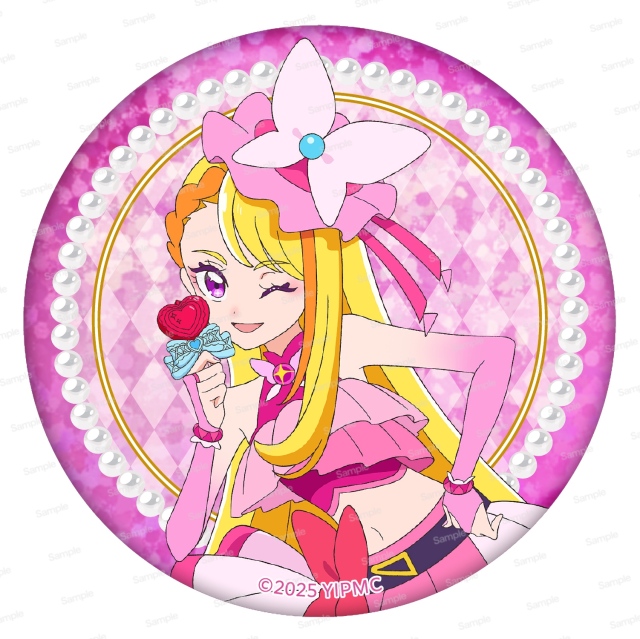 【映画キミとアイドルプリキュア♪ お待たせ！キミに届けるキラッキライブ！】ホログラム缶バッジ第2弾　バタフライ