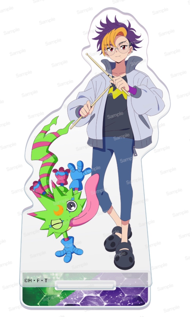 デジモンビートブレイク アクリルスタンド 天馬トモロウ & ゲッコーモン