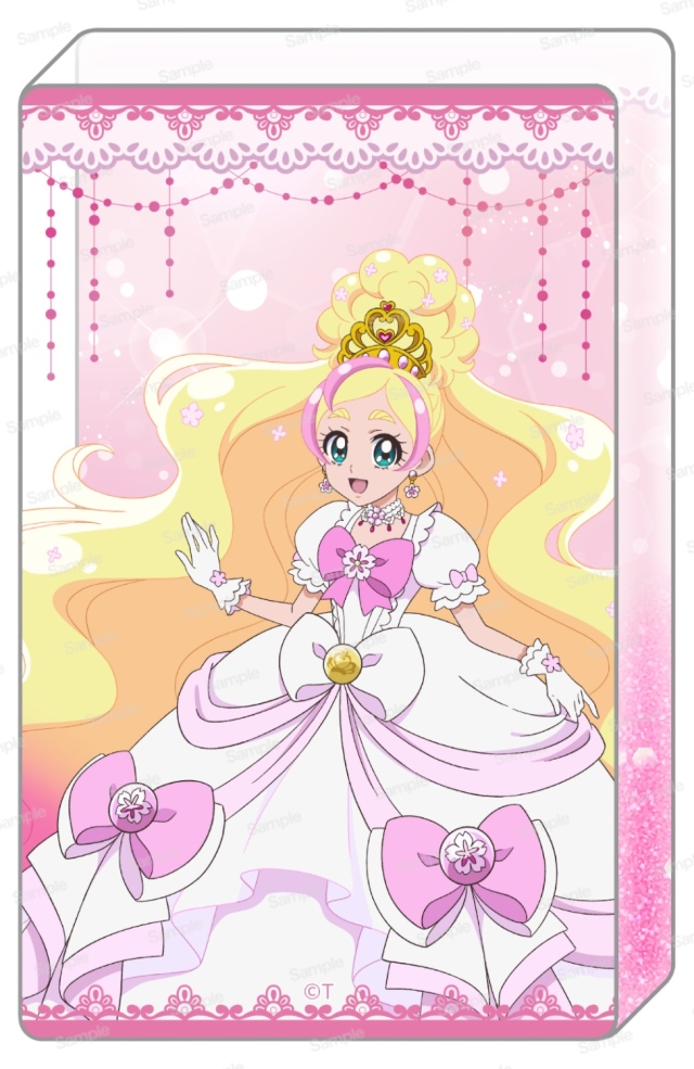 Go！プリンセスプリキュア　10周年メモリアルグリッターアクリルブロックVol.1　キュアフローラ