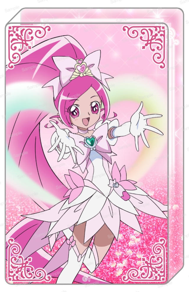 ハートキャッチプリキュア!　15周年メモリアルグリッターアクリルブロックVol.1　キュアブロッサム