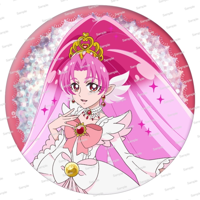 Go！プリンセスプリキュア　10周年メモリアルホログラム缶バッジ第1弾　キュアスカーレット