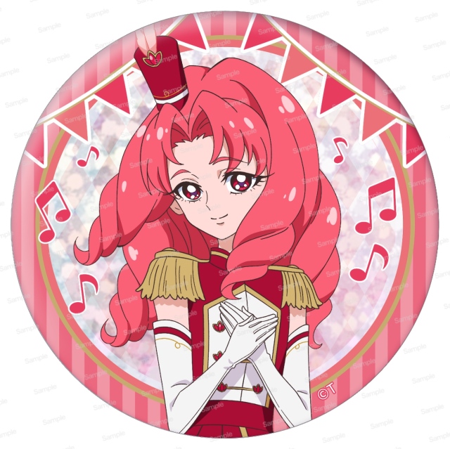 Go！プリンセスプリキュア　10周年メモリアルホログラム缶バッジ第2弾　紅城トワ
