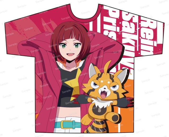 デジモンビートブレイク フルグラフィックTシャツ　咲夜レーナ & プリスティモン