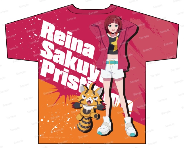 デジモンビートブレイク フルグラフィックTシャツ　咲夜レーナ & プリスティモン