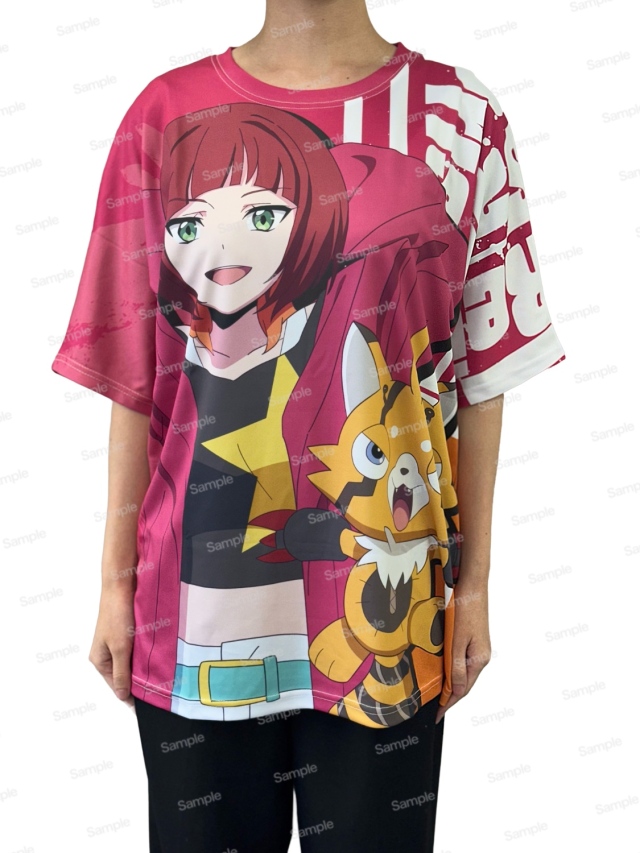 デジモンビートブレイク フルグラフィックTシャツ　咲夜レーナ & プリスティモン