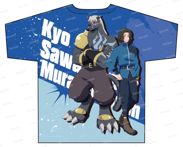 デジモンビートブレイク フルグラフィックTシャツ　沢城キョウ & ムラサメモン