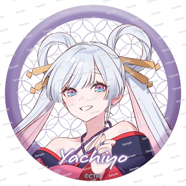 超かぐや姫！ ドでか缶バッジ　月見ヤチヨ