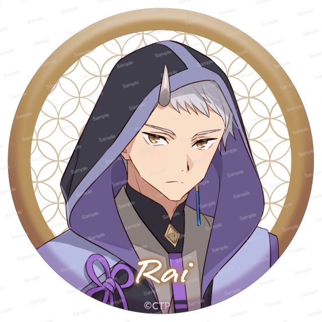 超かぐや姫！ ドでか缶バッジ　駒沢雷