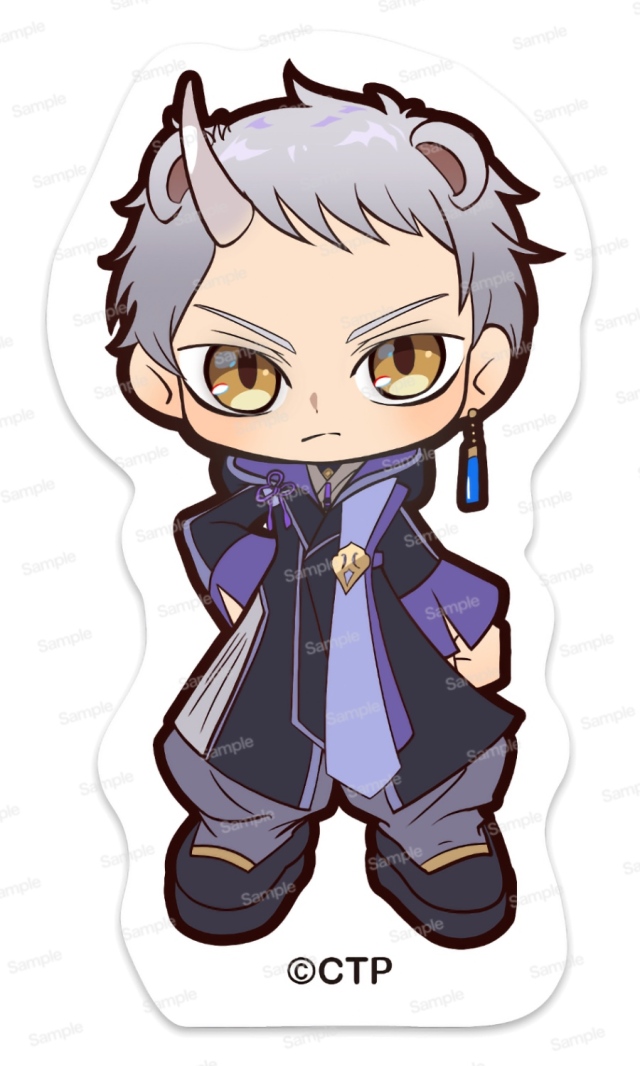 超かぐや姫! 耐光・耐水ステッカー 駒沢雷