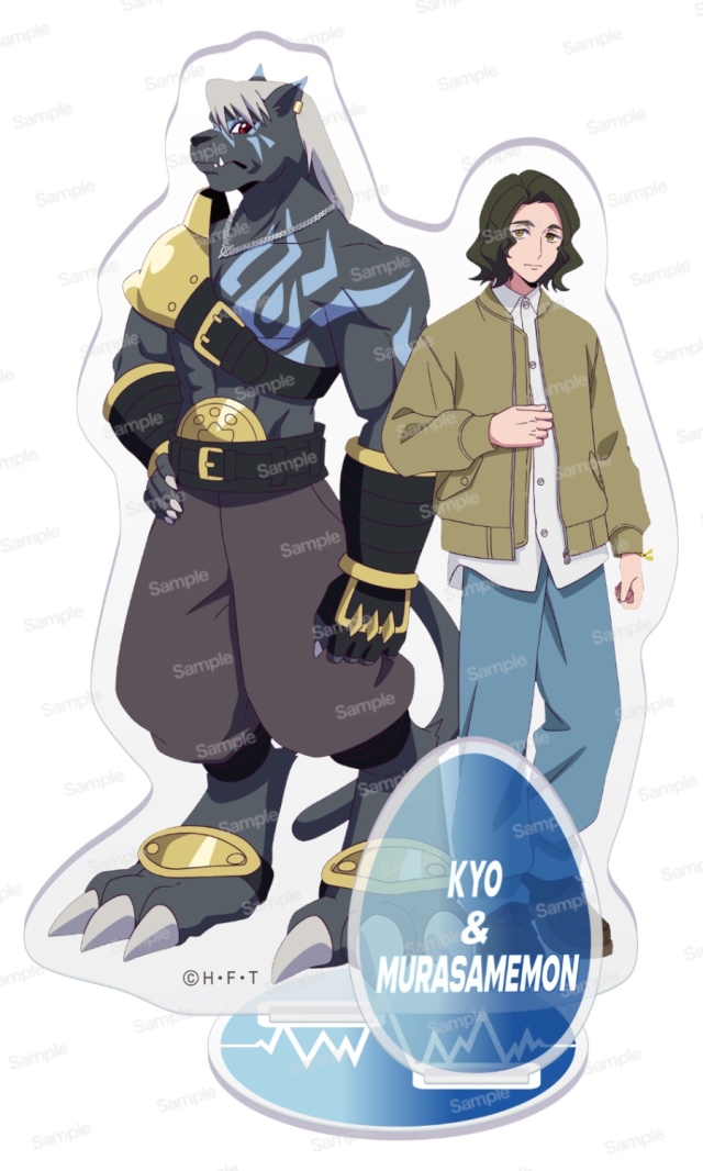 デジモンビートブレイク　ミニアクリルスタンド 第2弾　沢城キョウ&ムラサメモン　組み