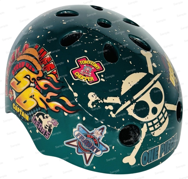 ワンピース 自転車用ヘルメット 麦わらの一味