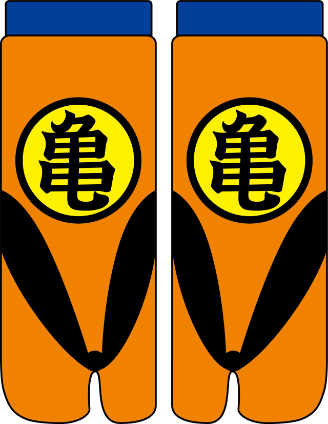 ドラゴンボール超 足袋ソックス 亀仙流