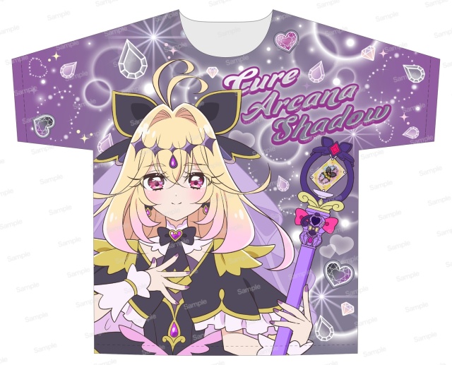 名探偵プリキュア！　フルグラフィックTシャツVol.1　キュアアルカナ・シャドウ/森亜るるか　表