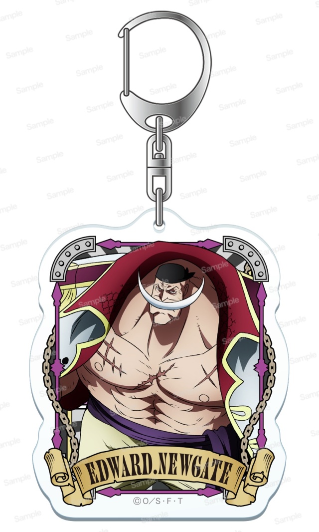 【希少】 ONE PIECE ご当地アクリルキーホルダー 白ひげ&エース ワンピース アルティメットクルー第10弾 アクリルキーホルダー 白ひげ