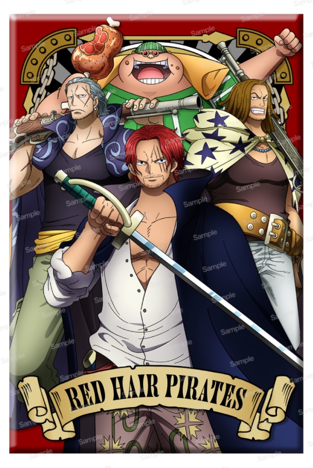 ワンピース アルティメットクルー第10弾マグネット 赤髪海賊団