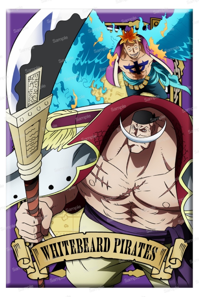 ワンピース アルティメットクルー第10弾マグネット 白ひげ海賊団
