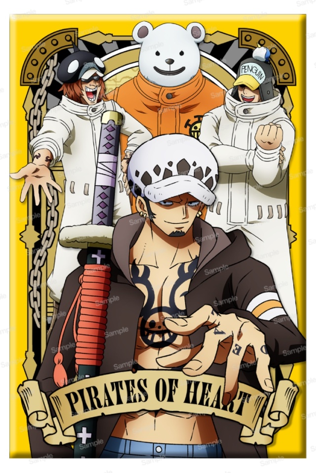 ワンピース アルティメットクルー第10弾マグネット ハートの海賊団