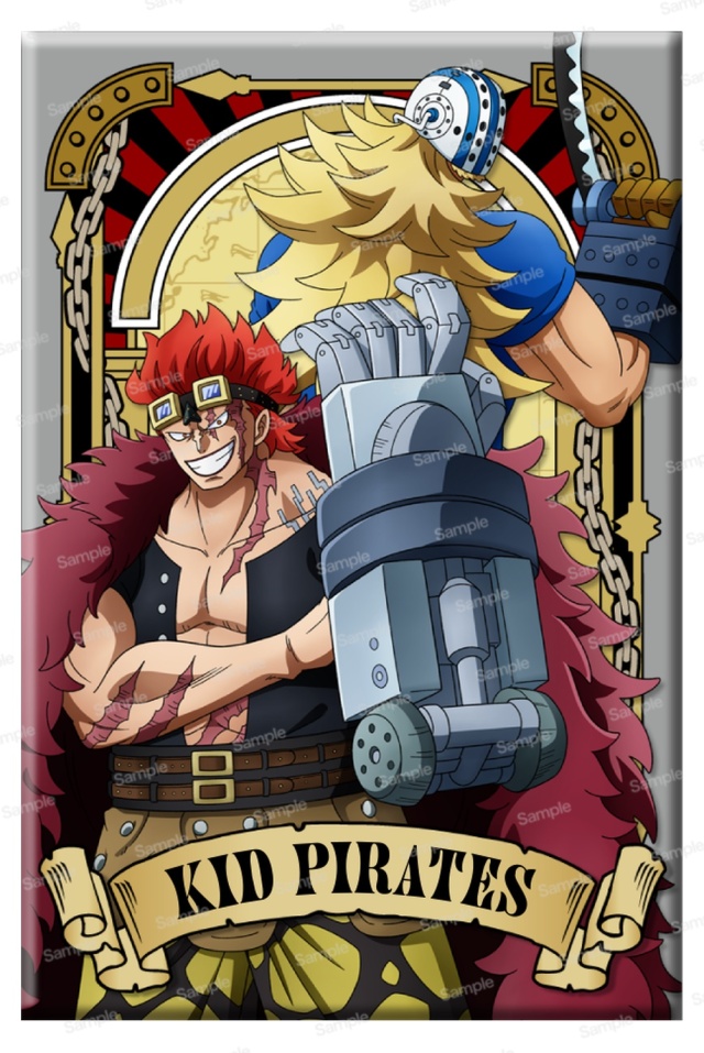 ワンピース アルティメットクルー第10弾マグネット キッド海賊団