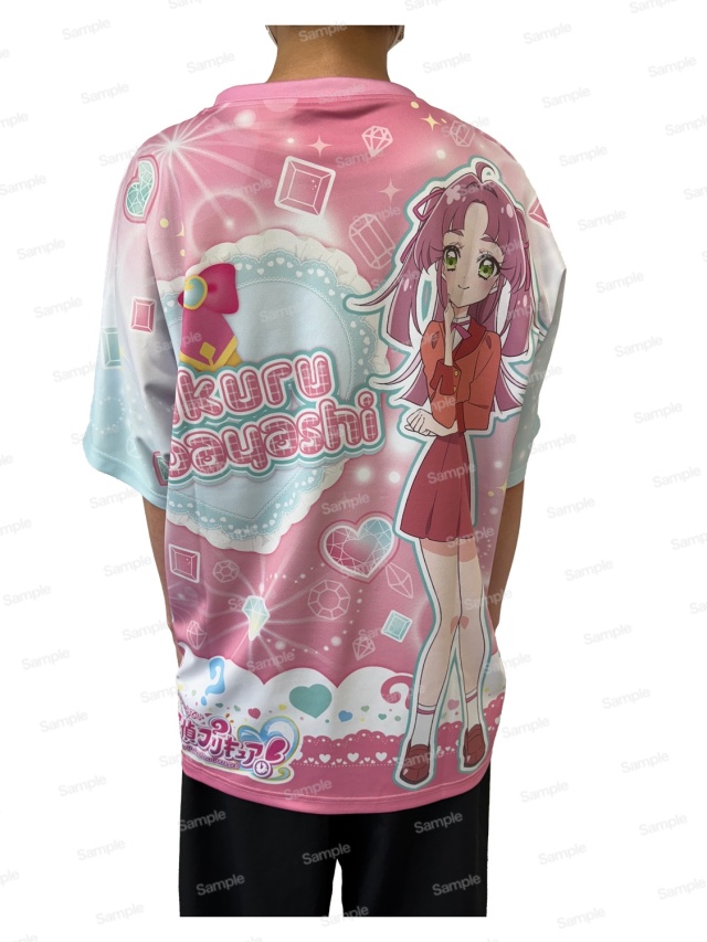 デリシャスパーティプリキュア フルグラフィックTシャツ デリシャスパーティ♡プリキュア』描き下ろしイラスト使用！キュア