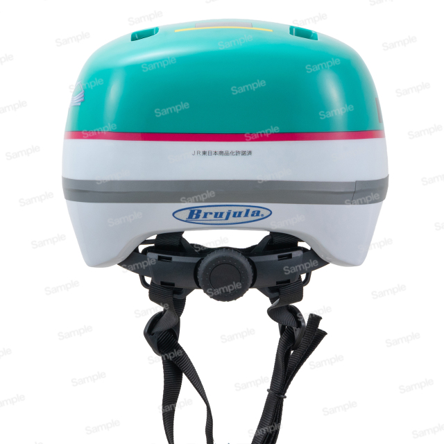キッズ サイクルヘルメット はやぶさ 背面