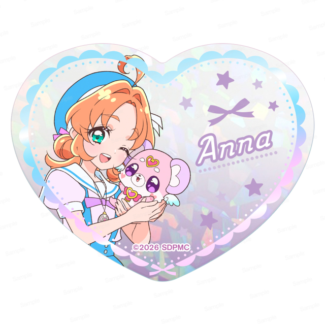 映画名探偵プリキュア！不思議な庭と2人の秘密 ハート型クリアシートVol.1 明智あんな