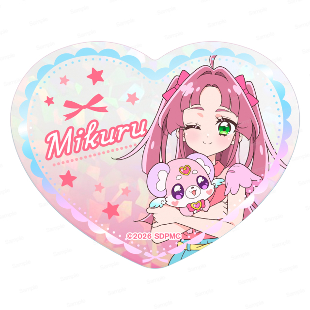 映画名探偵プリキュア！不思議な庭と2人の秘密 ハート型クリアシートVol.1 小林みくる
