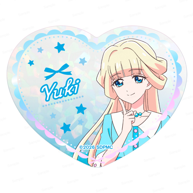 映画名探偵プリキュア！不思議な庭と2人の秘密 ハート型クリアシートVol.3 猫屋敷ユキ（ひとVer.）