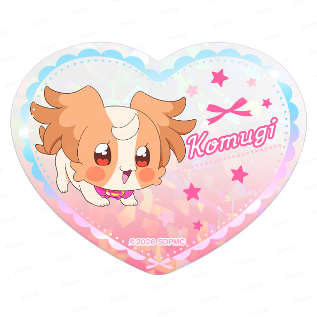 映画名探偵プリキュア！不思議な庭と2人の秘密 ハート型クリアシートVol.3 犬飼こむぎ