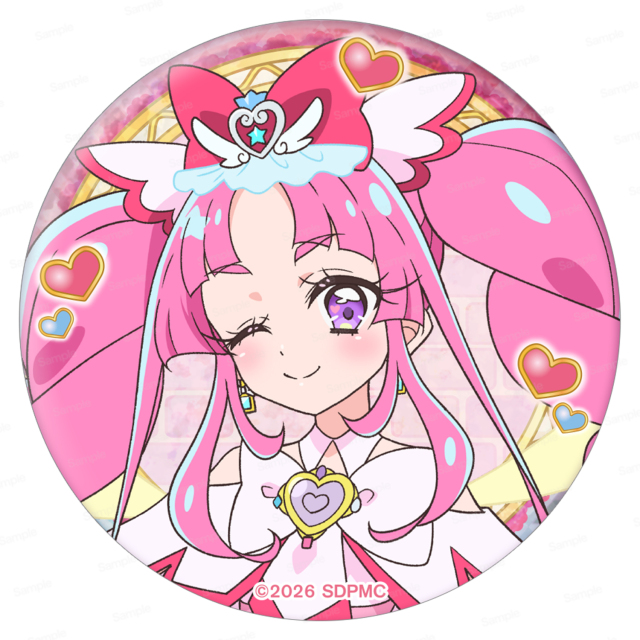 映画名探偵プリキュア！不思議な庭と2人の秘密 ホログラム缶バッジ第1弾 キュアミスティック フューチャーフォーム