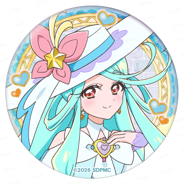 映画名探偵プリキュア！不思議な庭と2人の秘密 ホログラム缶バッジ第1弾