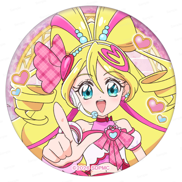 映画名探偵プリキュア！不思議な庭と2人の秘密 ホログラム缶バッジ第1弾 キュアアイドル